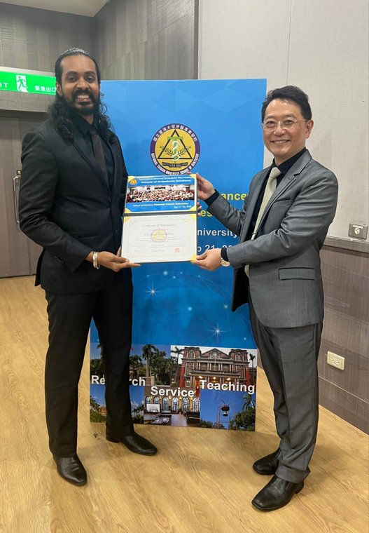 Dr. Keerthan Shashidhar at National Taiwan University