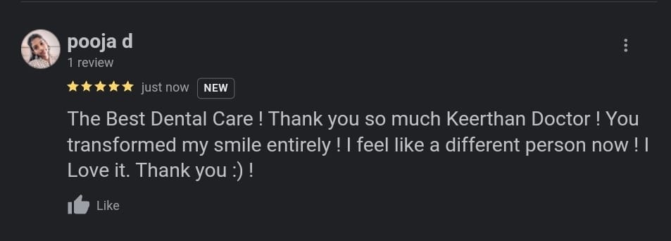 Google review screenshot